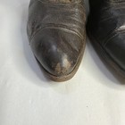 Antique Edwardian Women   s Lace Up Boots Leather fabric Victorian Era   Kid Shoes