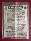 1950   s Los Angeles California Travel Souvenir Vintage Water Decal Rare Nos