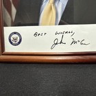Senator John Mccain Hand Signed 8x10 Photo Framed