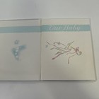 Unused Vintage 1930s Baby Memory Book Full Color Birth 5 Years Satin Padded Vgc