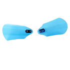 Blue Pmma Acrylic Hand Grip Protector Windshield Fit Harley Touring Flhx Flhtkse