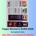 Topps Women   s Euro Euro 2025 Switzerland - Complete Set  All 308 Stickers   Album