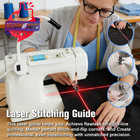 Magnetic Positioning Quilting Light With Crosshair Guide For Straight