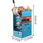 Succebuy Manual Cup Sealer Machine 300-500 Cup h With Heating Technology Boba Te