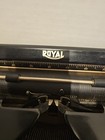  1937 Royal O Model Fully Functional Glossy Black Typewriter