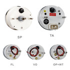 Motor Meter Racing Classic White 6 Gauge Set Mechanical Speedometer Mph   f Psi