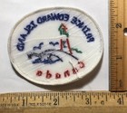 Vintage Prince Edward Island Canada Lighthouse Logo Patch Travel Souvenir