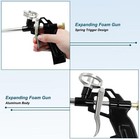 Pro Pu Foam Gun Nib Expanding Spray Applicator New Improved Adapter Basket Black