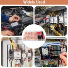 Copper Battery Cable Ends Wire Lugs Assortment Kit Awg 2 4 6 8 10 Gauge 150pcs