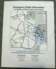 Vintage Civil Defense Emergency Information Plymouth Nuclear Power Plant