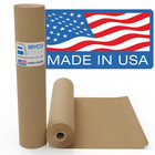 Brown Kraft Butcher Paper Roll - 18 Inch X 100 Feet - Usa Made - Food-grade P   