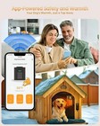 Dog House Heater With Thermostat App Wifi Control  Doghouse Heaters For Outside 