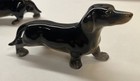 Vintage Victoria Ceramics Dachshund Salt And Pepper Shaker Pair So Cute 