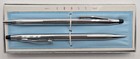Vintage Cross Classic Century Chrome Pen Pencil Set Nos New Old Stock Boxed Usa