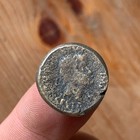 Brutus Roman Bronze Coin Denarius Eid Mar Very Rare
