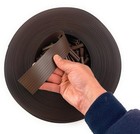 Foghorn Construction Chain Link Fence Privacy Tape - 250 Feet Of Brown Pvc Tape 