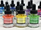 Dr  Ph  Martin   s Iridescent Calligraphy Colors Ink Set 12x 1oz Bottles