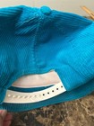Vintage Mauna Loa Macadamia Nuts Hilo Hawaii Corduroy Snapback Hat Cap Teal Blue