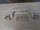 Vintage 1950 Samsonite Shwayder Marble Cream Suitcase Luggage 21    Key