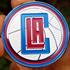 Premium Nba La Clippers Poker Card Guard Chip Protector Golf Marker Coin 