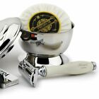 5 Piece Shaving Gift Kit For Men De Safety Razor  Synthetic Hair Shaving Brush 