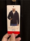 Nwt Weatherproof Vintage Mens Sherpa Lined Full Zip Hoodie Jacket Black M