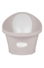 Shnuggle Newborn Baby Bath   Built In Support Bump And Soft Backrest - Taupe