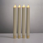 8  Luminara Flameless Wax Taper Candles With Remote Ivory Set Of 2 4 6 8
