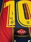 Lionel  leo  Messi Signed Barcelona Pro Style Nike Soccer Jersey Coa