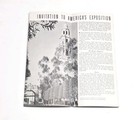 San Diego California Southern Pacific International Exposition 1935 Brochure Map
