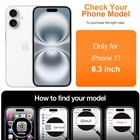 For Iphone 17 Anti-spy Privacy Full Coverage Tempered Glass Screen Protector 6 3