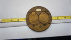Hubbell Wiring  Vintage Brass Cover  232a Round Vintage Just Plate Only