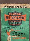 Vtg Milorganite Fertilizer Bag The Golf Course Choice Sports Display Rare 