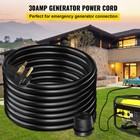 50 Ft 30a Welder Extension Cord 10 3 Awg 250v Nema 6-50p 7500w Welding Cord