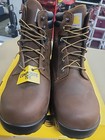 New Carhartt Cmf6366 Rugged Flex 6 Inch Composite Toe Work Boot Brown Size 12m 