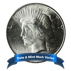 Roll Of 20 - 1922 - 1935  1 Peace Dollar Silver Brilliant Uncirculated