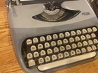 Vintage Royal Royalite Portable Typewriter Made In Holland W Leather Case -look 