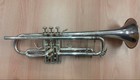 Bach Stradivarius Model 37 Trumpet Silver Brass Instrument Used By Professional