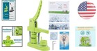 Creative 32mm Diy Pin Button Maker Machine - Complete With 500 Button Parts