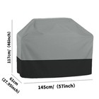 Bbq Grill Cover Waterproof Outdoor Dustproof Rain Guard For Gas Charcoal Use