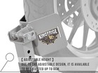 Adjustable Motorcycle Wheel Chock For Trailer  Heavy Duty Upfront Wheel Motor   