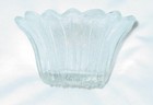 Rare Vintage   Antique Glass Daisey Flower Bowl   Cup - 4 1 4  Dia X 2 1 4   T