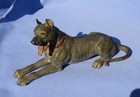 Great Dane Boar Hound German Mastiff Heyde Germany 7  Dog Metal Figurine