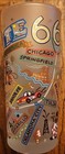 Route 66 Collectable Drinking Glass Frosted Vintage Souvenir Collectable
