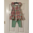 Bonnie Jean Pink And Green Matching Set Sz 5