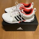 Adidas Tennis Shoes Barricade  White-red  Durable  Breathable  Us Size Contact