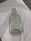 Flat Glass Wine Bottle - Serving Est 1818 Stamped 