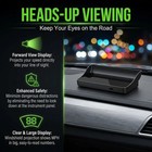 Odopus Car Hud Smart Windshield Display  Smart In-car Co-pilot Gps Head Up Displ