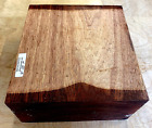 10 Pieces Kiln Dried Exotic Red Canarywood Bowl Blank Turning Wood 4  X 4  X 2 