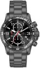 New Invicta Men s Pilot 45mm Quartz Chronograph All Gunmetal Ion Plated Ss Watch